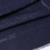 Pashmina quadrata in viscosa jacquard con lettering logo