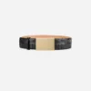 Elisabetta Franchi Bold Monogram Black Belt